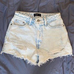 Denim shorts
